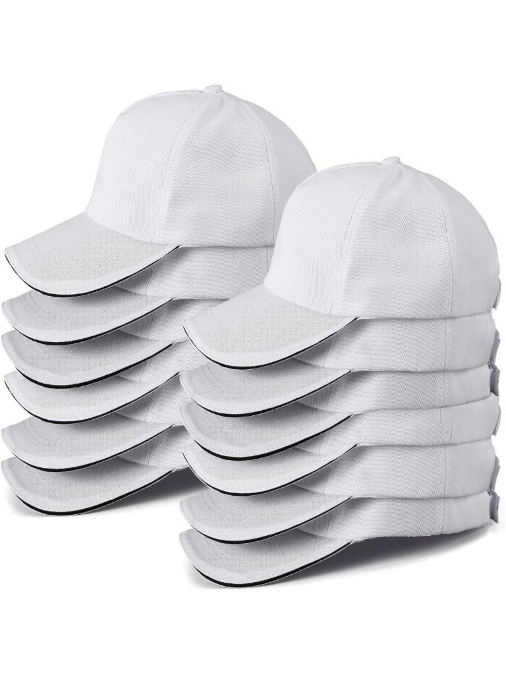 Adjustable Youth Baseball Cap - Plain Hat for Kids, Perfect for Sports & Outdoor